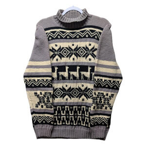 80s Hand Knit Alpaca Sweater